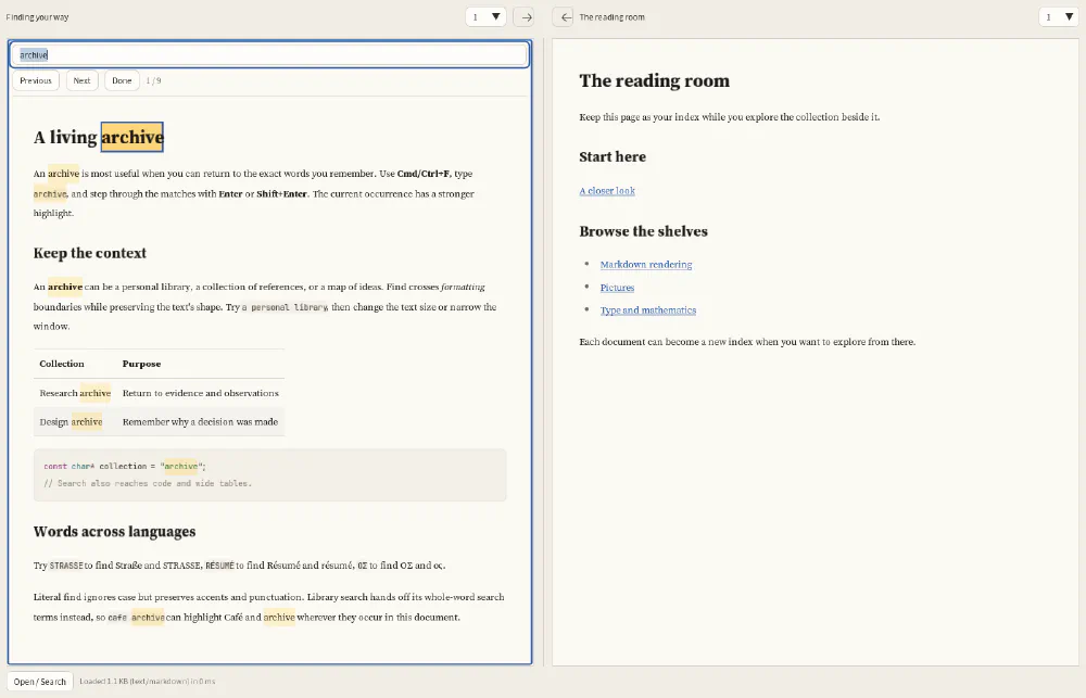 Vertext screenshot